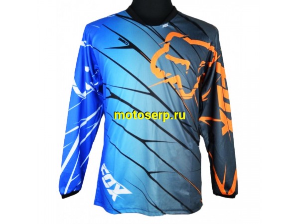 Купить  Джерси (футболка для мотокросса) Fox Logo оранжевый L (шт) (МотоЯ купить с доставкой по Москве и России, цена, технические характеристики, комплектация фото  - motoserp.ru