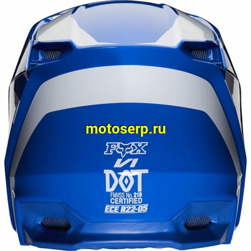 Купить  Шлем Кросс Fox V1 Prix Helmet Blue L 59-60cm (25471-002-L) 1450гр (модель 2020г) (шт) (Fox Н66033 купить с доставкой по Москве и России, цена, технические характеристики, комплектация фото  - motoserp.ru