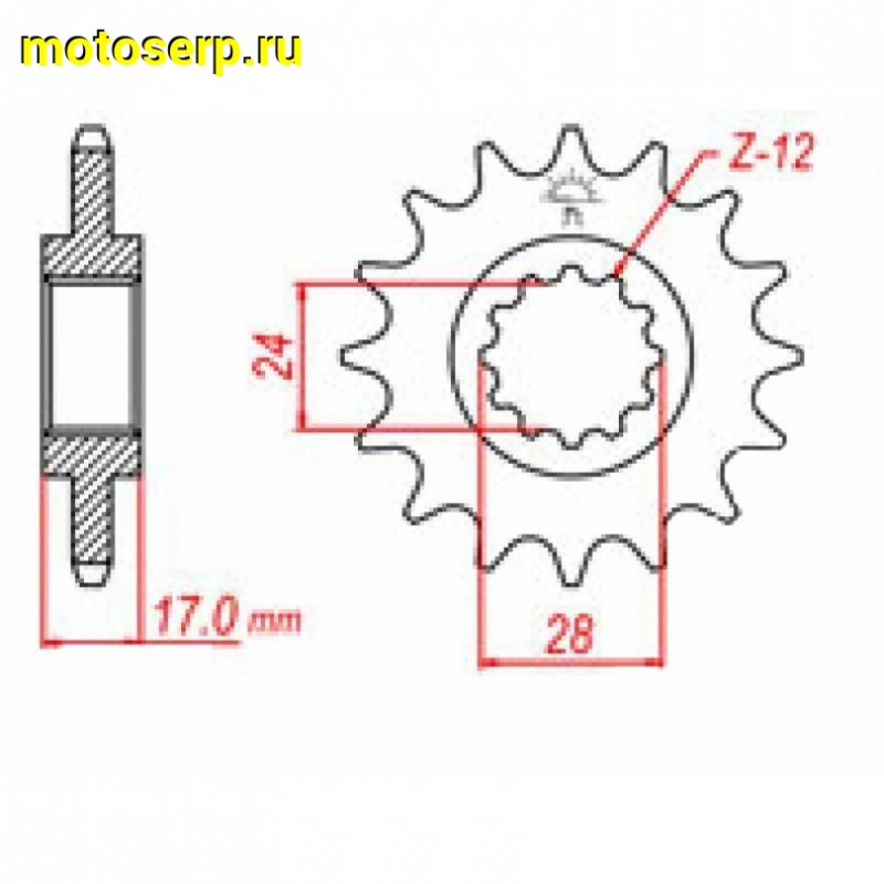 Купить  Звезда ведущая JTF295.15 JAPAN (шт) (0 купить с доставкой по Москве и России, цена, технические характеристики, комплектация фото  - motoserp.ru