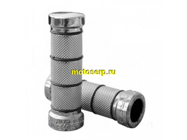 Купить  Ручки руля (грипсы) PROGRIP 866 Chromed Silver 24-28мм/140мм (11-01363 JP (компл) (DK	         купить с доставкой по Москве и России, цена, технические характеристики, комплектация фото  - motoserp.ru