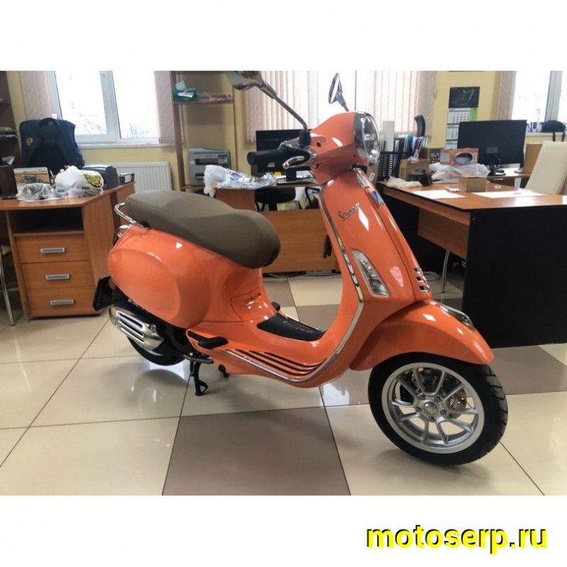 Купить  ====Максискутер Piaggio Vespa Primavera150 ABS 2019г.в. 213 км (Новый) купить с доставкой по Москве и России, цена, технические характеристики, комплектация фото  - motoserp.ru