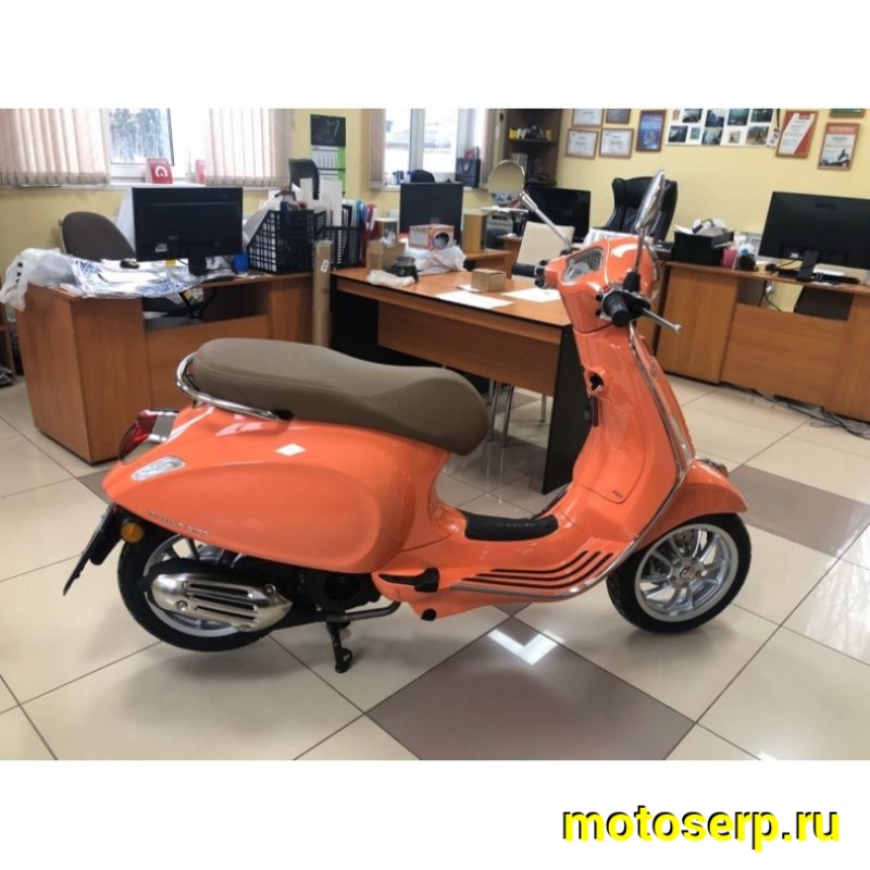 Купить  ====Максискутер Piaggio Vespa Primavera150 ABS 2019г.в. 213 км (Новый) купить с доставкой по Москве и России, цена, технические характеристики, комплектация фото  - motoserp.ru