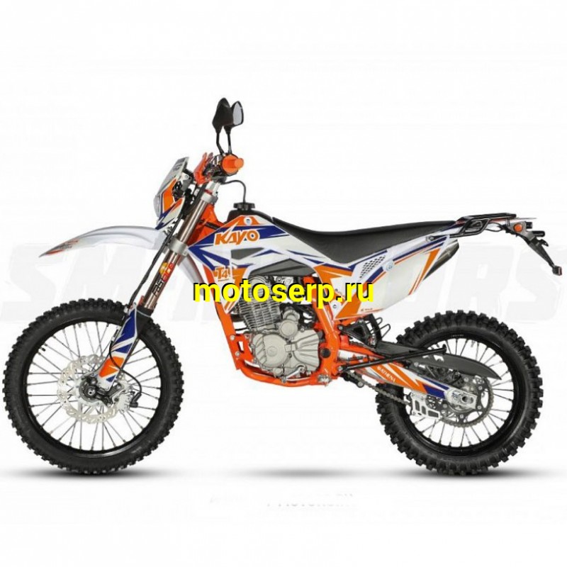 Купить  ====Кросс KAYO Мотоцикл кроссовый KAYO T4 250 ENDURO (ЭПТС), 21/18, 172FMM (маркирован 169FMM), 4Т, возд. охлажд; диск. торм,  (шт). (SM купить с доставкой по Москве и России, цена, технические характеристики, комплектация фото  - motoserp.ru