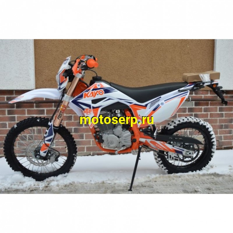 Купить  ====Кросс KAYO Мотоцикл кроссовый KAYO T4 250 ENDURO (ЭПТС), 21/18, 172FMM (маркирован 169FMM), 4Т, возд. охлажд; диск. торм,  (шт). (SM купить с доставкой по Москве и России, цена, технические характеристики, комплектация фото  - motoserp.ru