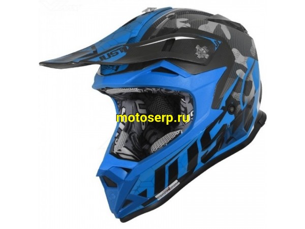 Купить  ====Шлем Кросс (Детский) JUST1 J32 YOUTH SWAT Hi-Vis синий/черный матовый  р-р YL (шт) (SM 602-1670 купить с доставкой по Москве и России, цена, технические характеристики, комплектация фото  - motoserp.ru