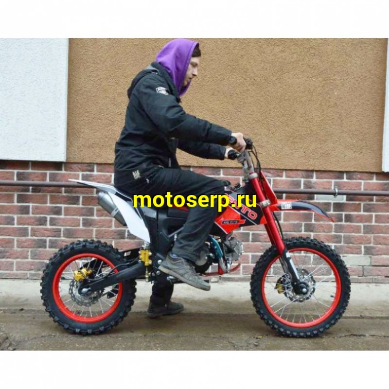 Купить  ====Мопед / питбайк Vento PitBike-50 (спортинв), 17/14, 49cc (125сс) 139FMB, кикстартер, классическая КПП 1-N-2-3-4  (шт) 01250 купить с доставкой по Москве и России, цена, технические характеристики, комплектация фото  - motoserp.ru