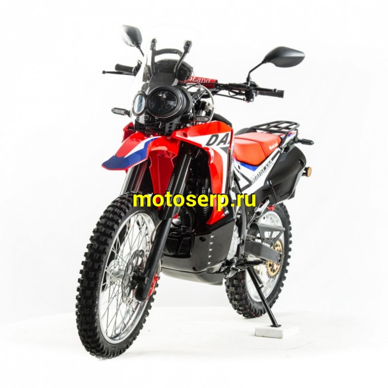 Купить  Мотоцикл внедорожный Motoland DAKAR 250 LT Тур-эндуро (ПТС) 21/18, 250сс , 165FMM, 4Т, возд.охл., карбюр., диск./диск (Бер) (шт) (ML 13390 купить с доставкой по Москве и России, цена, технические характеристики, комплектация фото  - motoserp.ru