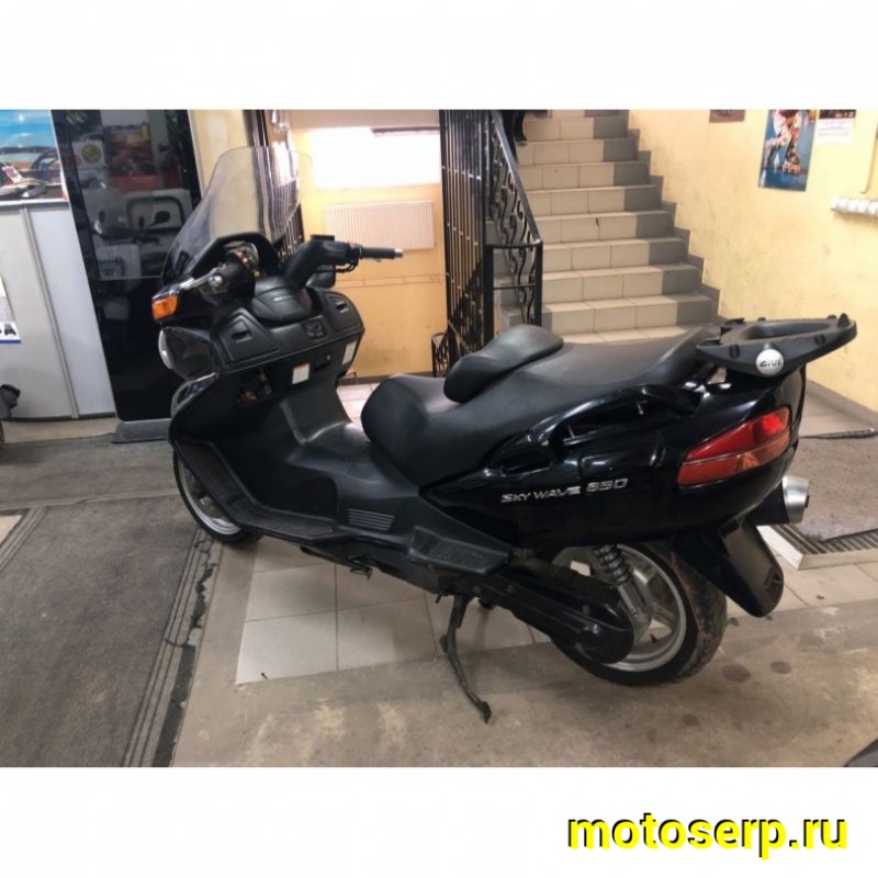 Купить  ====Максискутер SUZUKI SkyWave 650 2004г.в. (55т.км) Из Японии,без пробега по РФ купить с доставкой по Москве и России, цена, технические характеристики, комплектация фото  - motoserp.ru