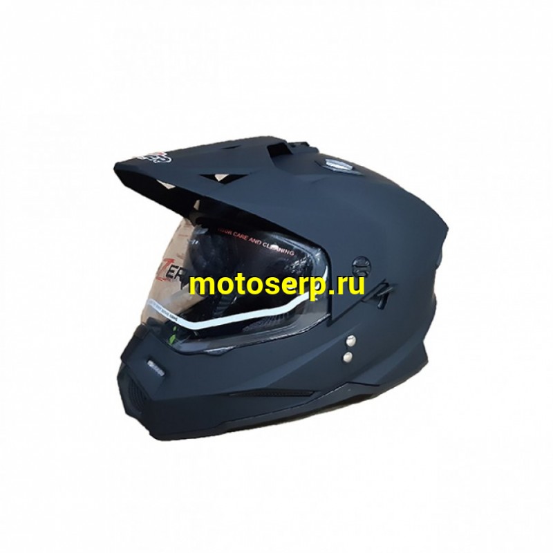 Купить  Шлем Кросс HIZER J6802 (мотард) (L) #3 matt/black 1350гр.  (шт) (ML 13547 купить с доставкой по Москве и России, цена, технические характеристики, комплектация фото  - motoserp.ru