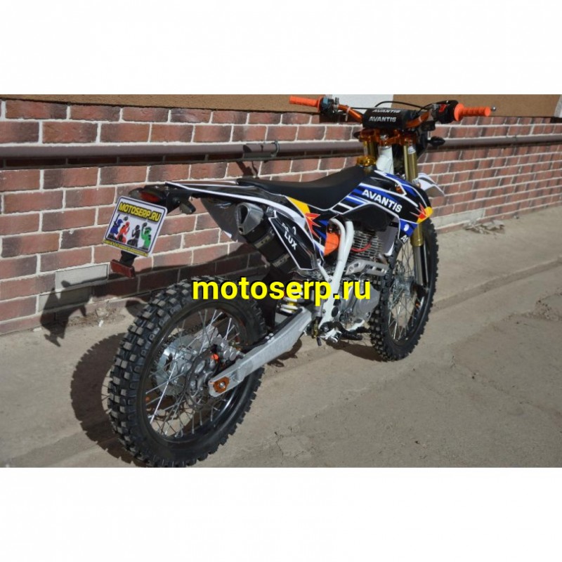 Купить  ====Мотоцикл Кросс/Эндуро AVANTIS A2 Lux (ПТС), УЦЕНКА НОВЫЙ (ржавчина на выхлопной трубе) 21/18, 172FMM, 4Т, возд. охл, (шт).  купить с доставкой по Москве и России, цена, технические характеристики, комплектация фото  - motoserp.ru