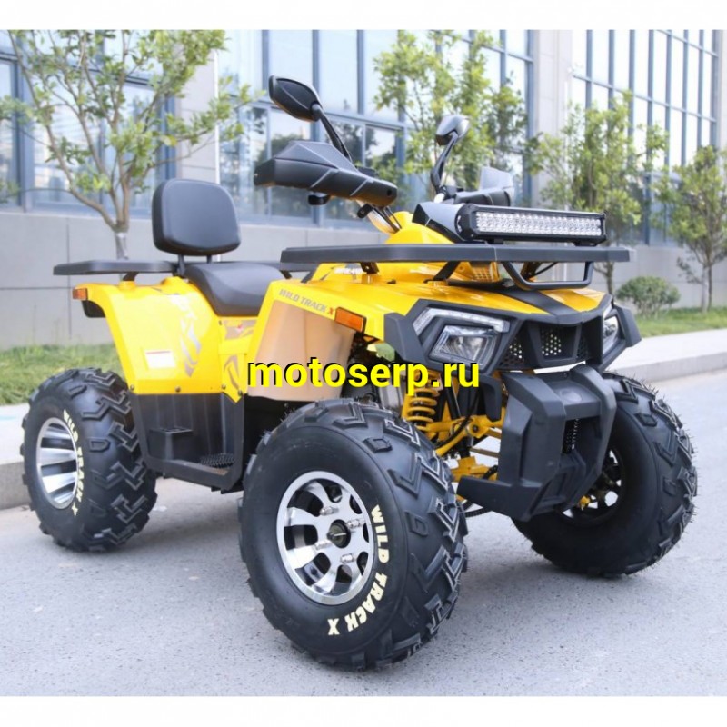 Купить  200cc Квадроцикл Motoland WILD TRACK 200 X PRO с ЛЕБЕДКОЙ 200сс, утилит., обновл. дизайн, ножн. диск тормоз,  (шт) (ML 14241 купить с доставкой по Москве и России, цена, технические характеристики, комплектация фото  - motoserp.ru