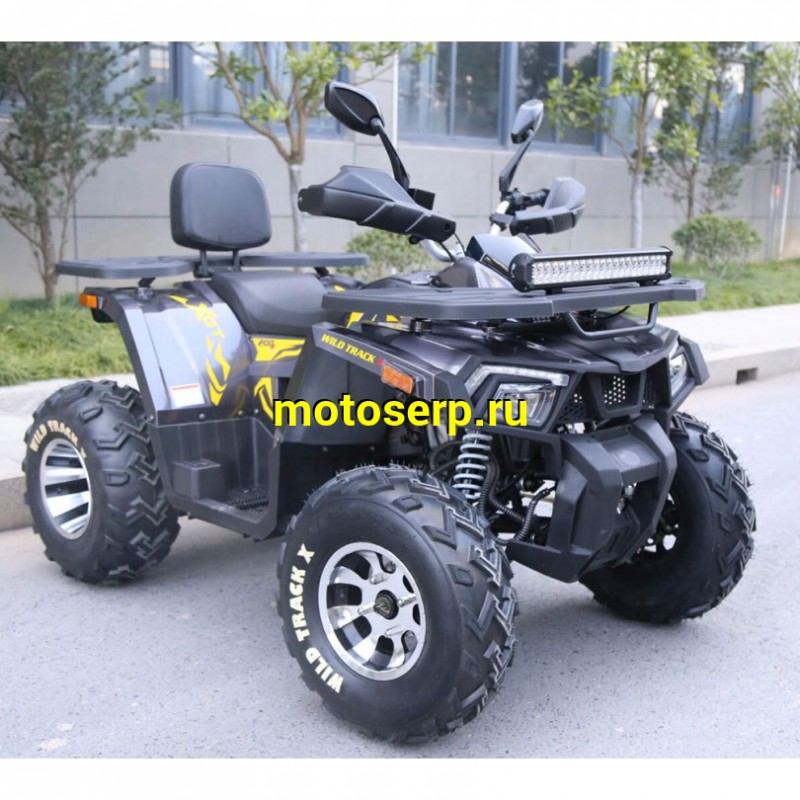 Купить  200cc Квадроцикл Motoland WILD TRACK 200 X PRO с ЛЕБЕДКОЙ 200сс, утилит., обновл. дизайн, ножн. диск тормоз,  (шт) (ML 14241 купить с доставкой по Москве и России, цена, технические характеристики, комплектация фото  - motoserp.ru