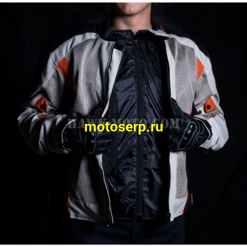 Купить  Куртка с жесткими вставками текстильная  HAWK MOTO  "Amigo"  (L) (шт) (HAWK купить с доставкой по Москве и России, цена, технические характеристики, комплектация фото  - motoserp.ru