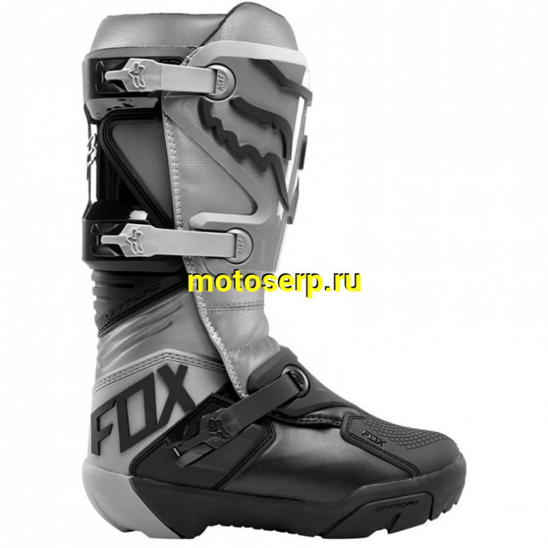 Купить  Мотоботы кросс. Fox Comp X Boot Grey 11; р-р 45" (24012-006-11) (Ч/З) (пара) (Fox Н65982 купить с доставкой по Москве и России, цена, технические характеристики, комплектация фото  - motoserp.ru