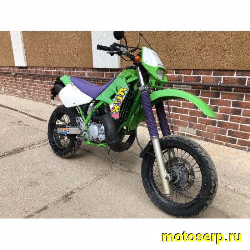 Купить  ====Мотоцикл KAWASAKI KDX220SR 1994г.в. Из Японии,без пробега по РФ купить с доставкой по Москве и России, цена, технические характеристики, комплектация фото  - motoserp.ru