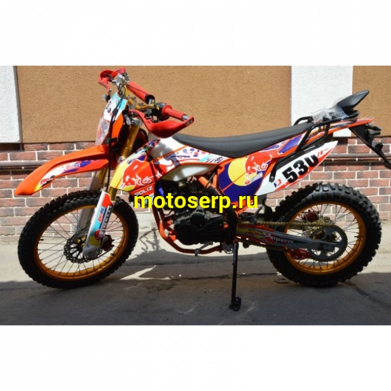 Купить  ====Мотоцикл Кросс/Эндуро ROLIZ SPORT-008 (ПТС), 21/18, 250сс, 170MM, 4х клап!, карб Nibbi PWK, жид. охл, Led, сальн цепь 520 (Бер)(шт) (Roliz купить с доставкой по Москве и России, цена, технические характеристики, комплектация фото  - motoserp.ru