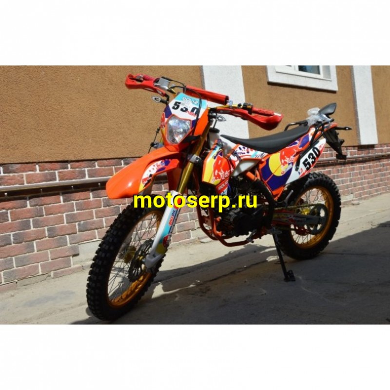 Купить  ====Мотоцикл Кросс/Эндуро ROLIZ SPORT-008 (ПТС), 21/18, 250сс, 170MM, 4х клап!, карб Nibbi PWK, жид. охл, Led, сальн цепь 520 (Бер)(шт) (Roliz купить с доставкой по Москве и России, цена, технические характеристики, комплектация фото  - motoserp.ru