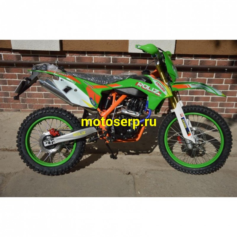 Купить  ====Мотоцикл Кросс/Эндуро ROLIZ SPORT-008 (ПТС), 21/18, 250сс, 170MM, 4х клап!, карб Nibbi PWK, жид. охл, Led, сальн цепь 520 (Бер)(шт) (Roliz купить с доставкой по Москве и России, цена, технические характеристики, комплектация фото  - motoserp.ru