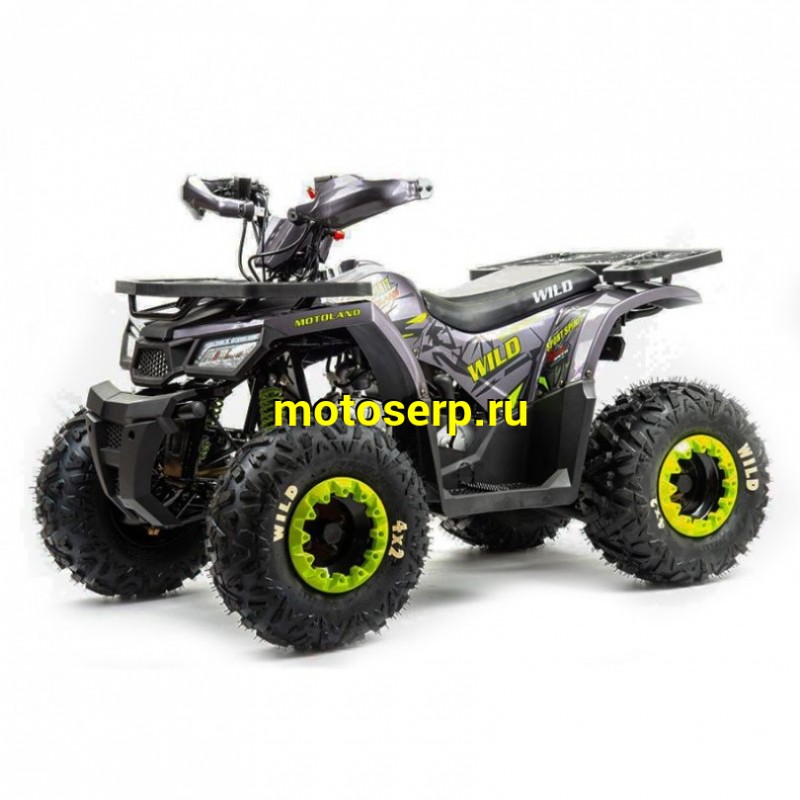 Купить  ====125cc Квадроцикл Motoland WILD-125 A 125сс, утилит, 2х4, колеса 8", автомат, реверс, тормоз диск/диск. выс по седлу 40см (шт) (ML 14308 купить с доставкой по Москве и России, цена, технические характеристики, комплектация фото  - motoserp.ru
