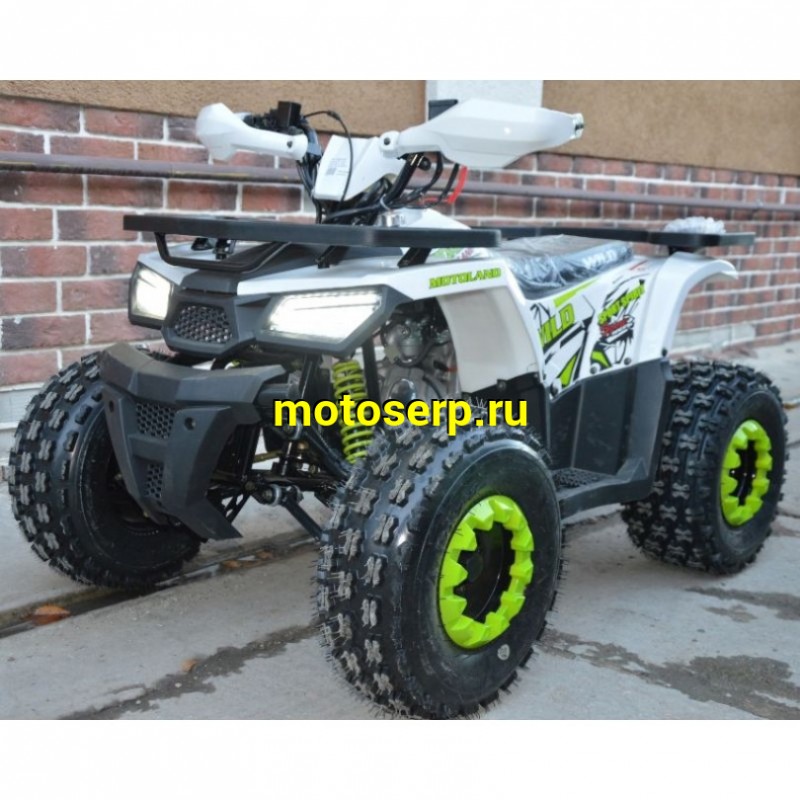 Купить  ====125cc Квадроцикл Motoland WILD-125 A 125сс, утилит, 2х4, колеса 8", автомат, реверс, тормоз диск/диск. выс по седлу 40см (шт) (ML 14308 купить с доставкой по Москве и России, цена, технические характеристики, комплектация фото  - motoserp.ru