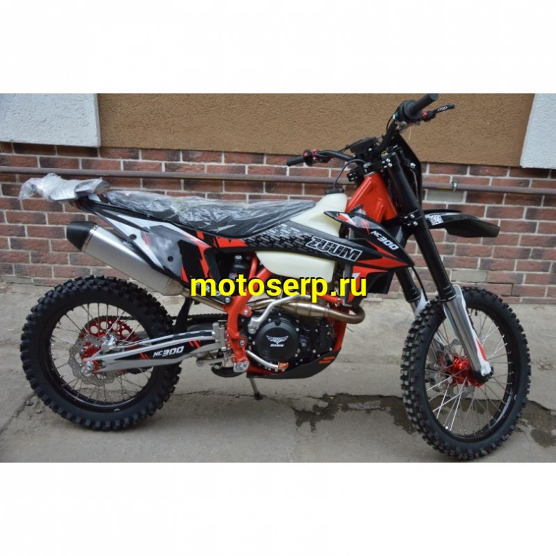 Купить  ====Мотоцикл Кросс/Эндуро ZUUM 300NC ZM BUSTER NC300 (спортинв), 21/18, 4Т, 300cc,ZS177MM, пластик КТМ большой бак,вилка 48 мм,карб, жидк. охл (шт) купить с доставкой по Москве и России, цена, технические характеристики, комплектация фото  - motoserp.ru