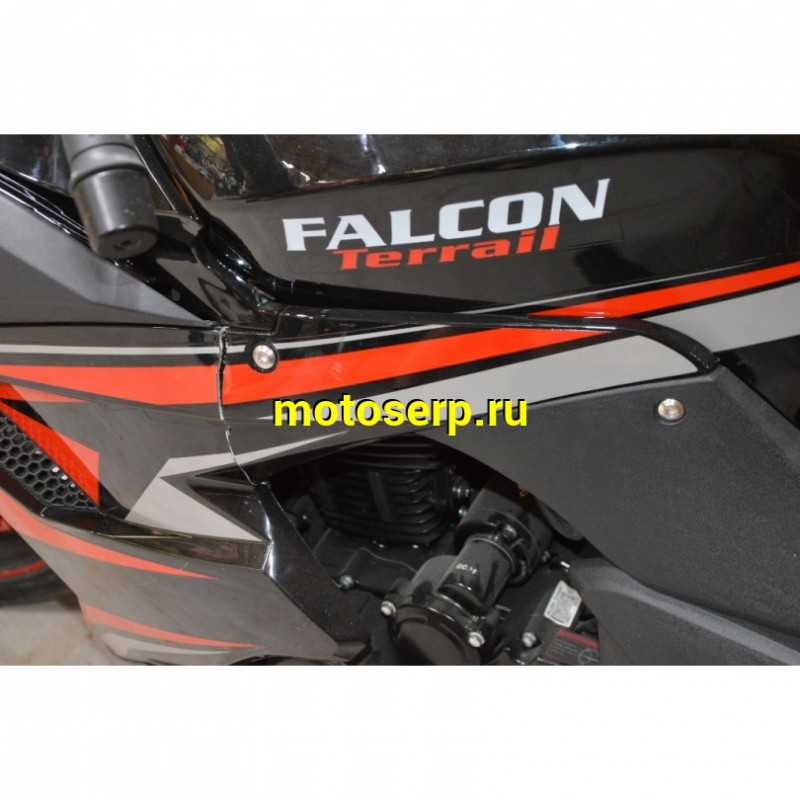 Купить  ====Мотоцикл ММ FALCON TERRAIL 250 ,170FMM ,4-такт,возд.охл.,карбюр.,торм. диск/диск,кол.17"/17" НОВЫЙ имеются дефекты по пластику УЦЕНКА (шт) купить с доставкой по Москве и России, цена, технические характеристики, комплектация фото  - motoserp.ru