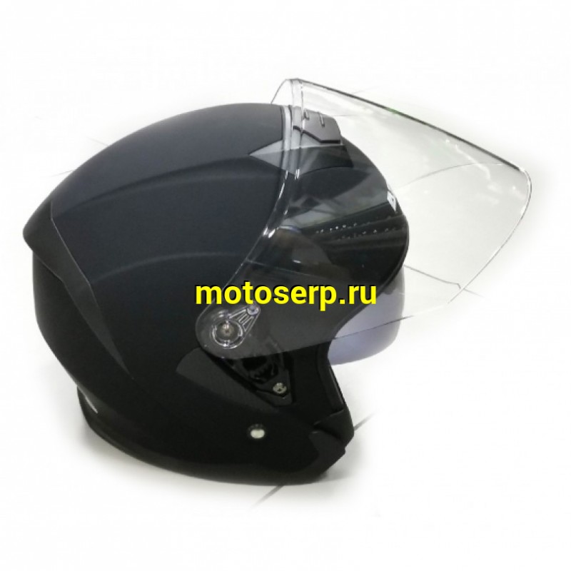 Купить  Шлем открытый  со стеклом Ataki JK526 Carbon черный/серый глянцевый S (шт) (SM 823-5665 купить с доставкой по Москве и России, цена, технические характеристики, комплектация фото  - motoserp.ru