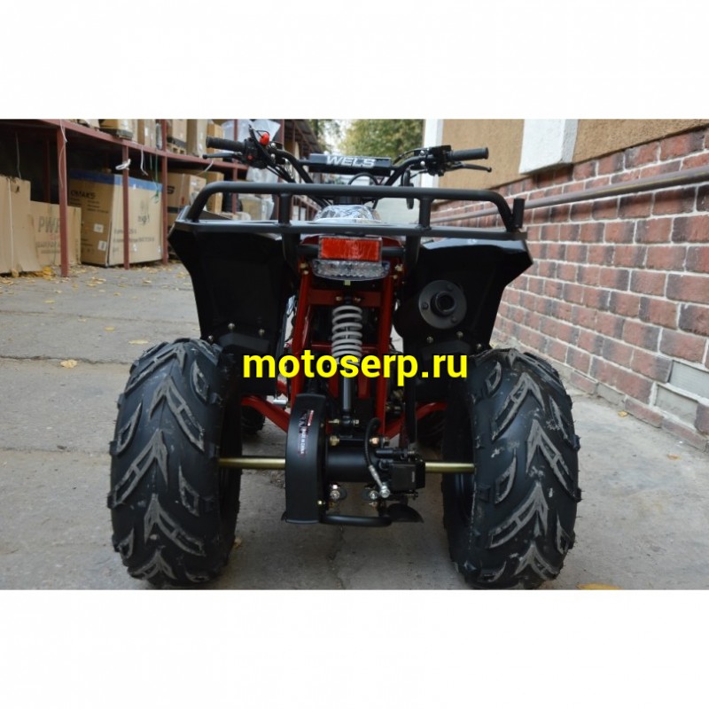 Купить  110cc Квадроцикл Wels THUNDER EVO 110, 110сс, утилит. 9-12 лет, кол.7" автомат, реверс, сигнал с контр. тормоза Диск/диск, и пр. (шт) (ФОТО купить с доставкой по Москве и России, цена, технические характеристики, комплектация фото  - motoserp.ru