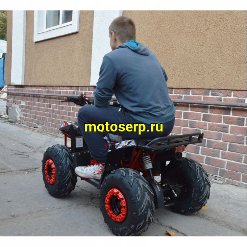 Купить  110cc Квадроцикл Wels THUNDER EVO 110, 110сс, утилит. 9-12 лет, кол.7" автомат, реверс, сигнал с контр. тормоза Диск/диск, и пр. (шт) (ФОТО купить с доставкой по Москве и России, цена, технические характеристики, комплектация фото  - motoserp.ru