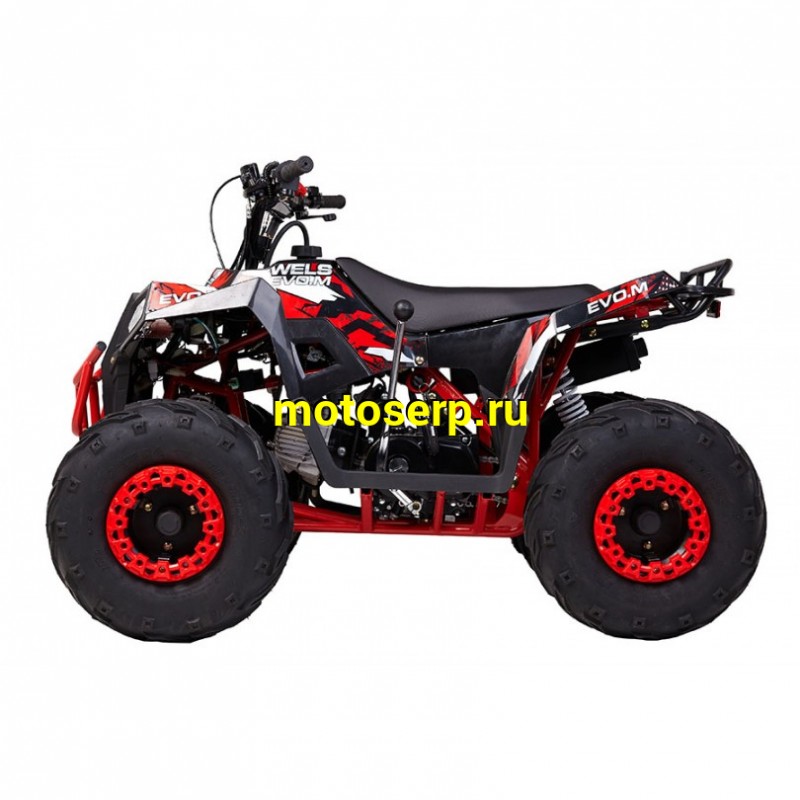 Купить  110cc Квадроцикл Wels THUNDER EVO 110, 110сс, утилит. 9-12 лет, кол.7" автомат, реверс, сигнал с контр. тормоза Диск/диск, и пр. (шт) (ФОТО купить с доставкой по Москве и России, цена, технические характеристики, комплектация фото  - motoserp.ru