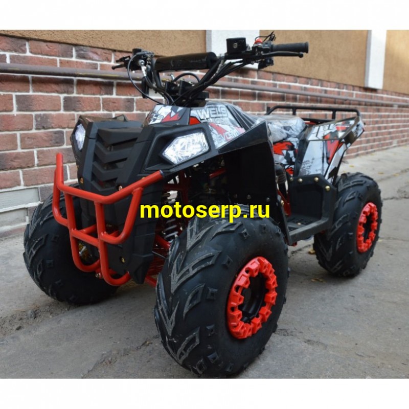 Купить  110cc Квадроцикл Wels THUNDER EVO 110, 110сс, утилит. 9-12 лет, кол.7" автомат, реверс, сигнал с контр. тормоза Диск/диск, и пр. (шт) (ФОТО купить с доставкой по Москве и России, цена, технические характеристики, комплектация фото  - motoserp.ru