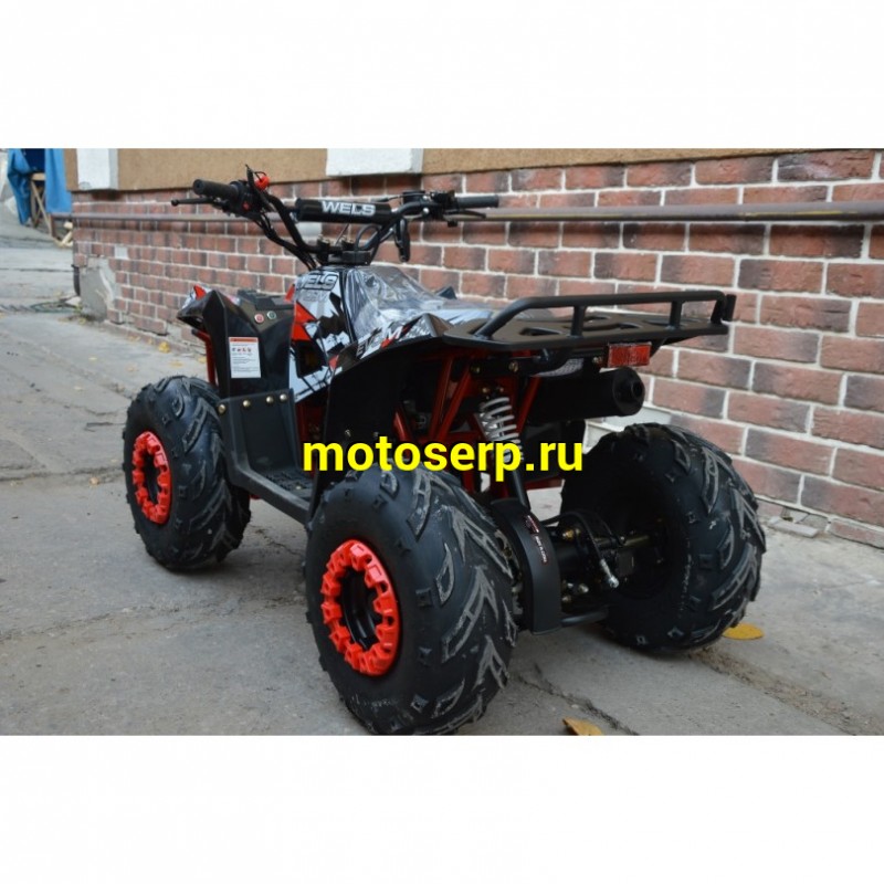 Купить  110cc Квадроцикл Wels THUNDER EVO 110, 110сс, утилит. 9-12 лет, кол.7" автомат, реверс, сигнал с контр. тормоза Диск/диск, и пр. (шт) (ФОТО купить с доставкой по Москве и России, цена, технические характеристики, комплектация фото  - motoserp.ru