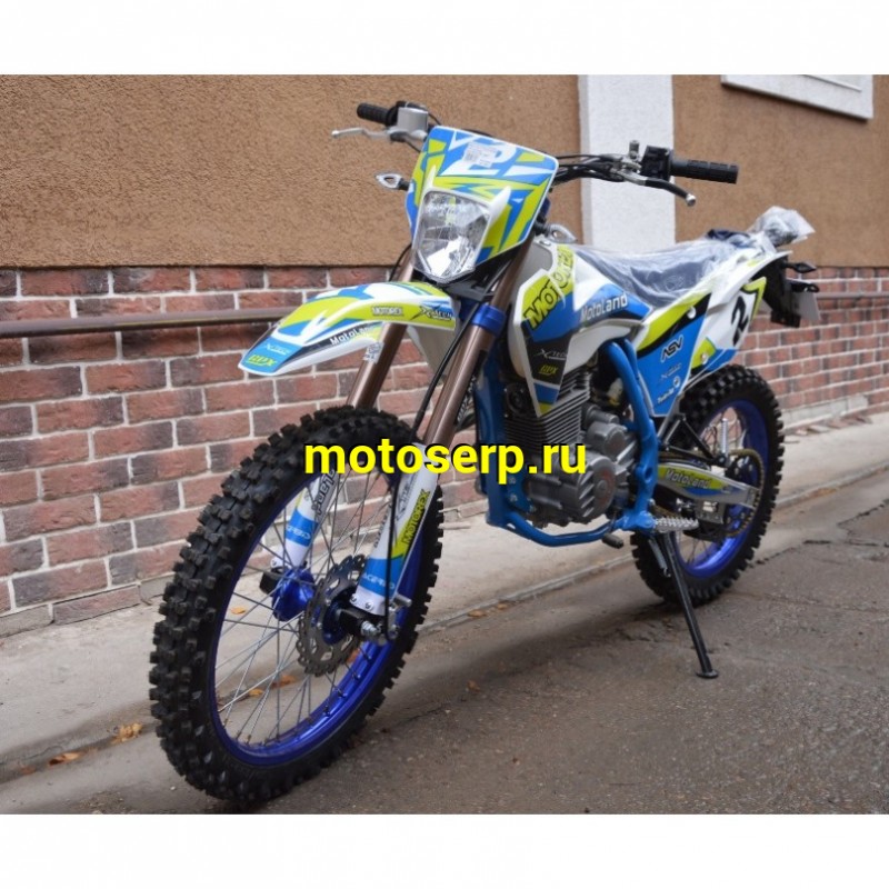 Купить  ====Кросс Мотоцикл Motoland КРОСС 250 XT250HS (ПТС) (реплика Husqvarna-125), 21/18, 172FMM, 250сс, 4Т, 5 пер.,возд.охл, (шт) (ML 13875 купить с доставкой по Москве и России, цена, технические характеристики, комплектация фото  - motoserp.ru