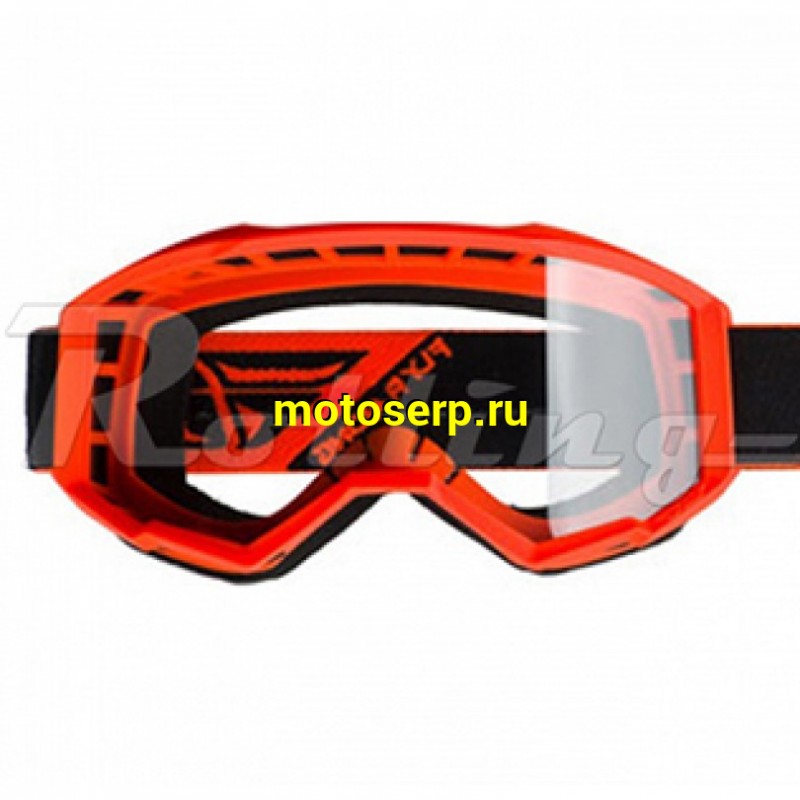 Купить  ====Очки мото Кросс FLY RACING FOCUS YOUTH оранжевые (детские)  (шт) (SM 604-7617 купить с доставкой по Москве и России, цена, технические характеристики, комплектация фото  - motoserp.ru