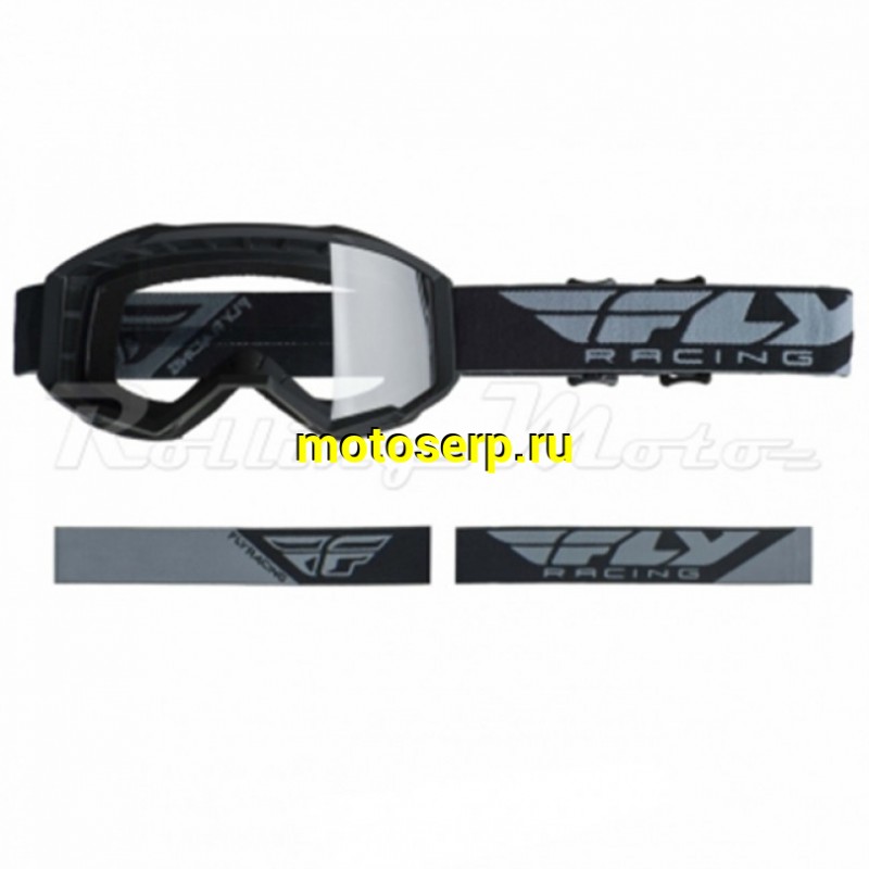 Купить  ====Очки мото Кросс FLY RACING FOCUS чёрные 2019 (шт) (SM 604-2331 купить с доставкой по Москве и России, цена, технические характеристики, комплектация фото  - motoserp.ru