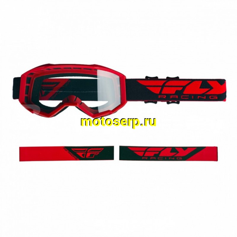 Купить  ====Очки мото Кросс FLY RACING FOCUS красные 2019 (шт) (SM 604-5865 купить с доставкой по Москве и России, цена, технические характеристики, комплектация фото  - motoserp.ru