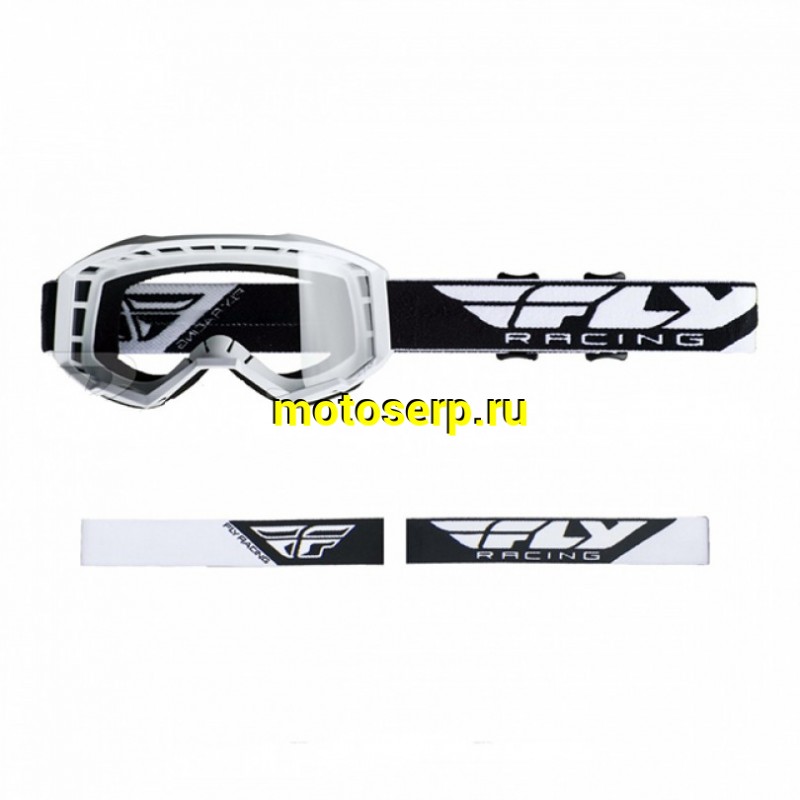 Купить  ====Очки мото Кросс FLY RACING FOCUS белые 2019 (шт) (SM 604-6175 купить с доставкой по Москве и России, цена, технические характеристики, комплектация фото  - motoserp.ru