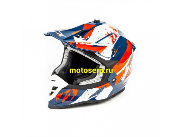 Купить  Шлем Кросс GTX 633 (XL) #3 BLUE/RED WHITE (шт) (0 купить с доставкой по Москве и России, цена, технические характеристики, комплектация фото  - motoserp.ru