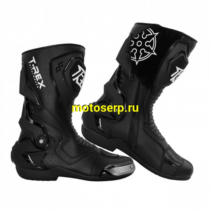 Купить  Мотоботы спорт. RYO Racing T-REX (защ. голени), чёрные р-р 42" (пара) (Regul 304235-2 купить с доставкой по Москве и России, цена, технические характеристики, комплектация фото  - motoserp.ru