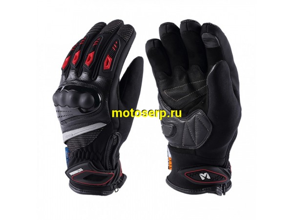 Купить  Перчатки Masontex M37D зимние черный/красный (XXL) (пар)  (Regul 304178-8 купить с доставкой по Москве и России, цена, технические характеристики, комплектация фото  - motoserp.ru