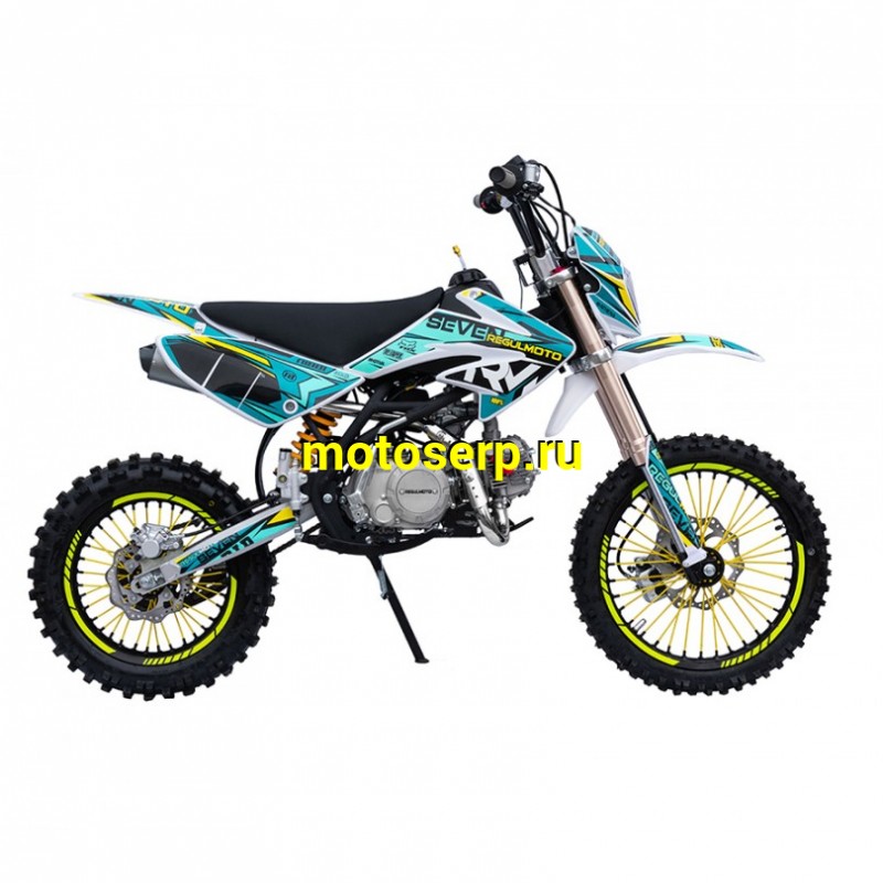 Купить  ====Питбайк Regulmoto SEVEN 125Е (спортинв), 17/14, 4Т, 125сс,  (2021)  (шт) купить с доставкой по Москве и России, цена, технические характеристики, комплектация фото  - motoserp.ru