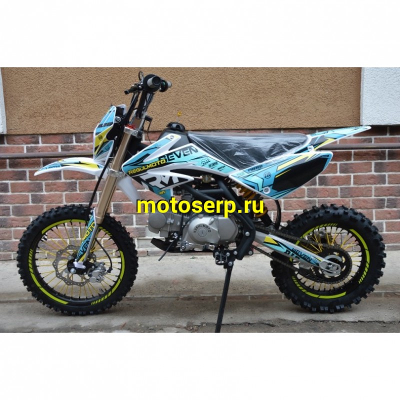 Купить  ====Питбайк Regulmoto SEVEN 125Е (спортинв), 17/14, 4Т, 125сс,  (2021)  (шт) купить с доставкой по Москве и России, цена, технические характеристики, комплектация фото  - motoserp.ru