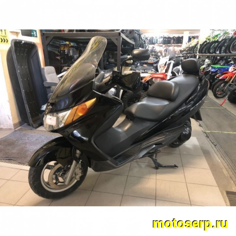 Купить  ====Максискутер SUZUKI SkyWave 400 2003г.в. Из Японии,без пробега по РФ купить с доставкой по Москве и России, цена, технические характеристики, комплектация фото  - motoserp.ru