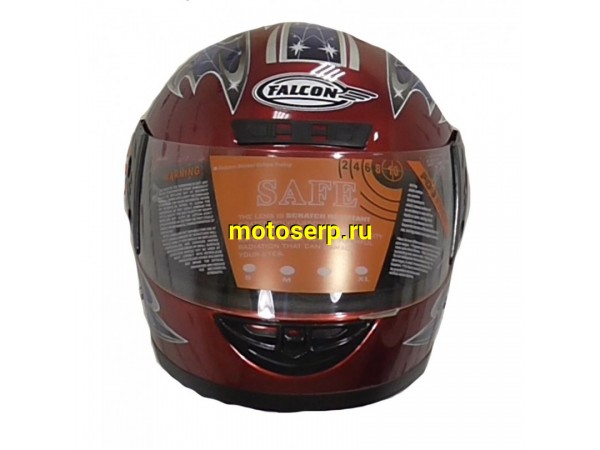 Купить  ====Шлем закрытый FALCON WF01/XZF03;  CONCORD (XZF-03) интеграл красный (М) (шт) (MM 93601 (0 купить с доставкой по Москве и России, цена, технические характеристики, комплектация фото  - motoserp.ru