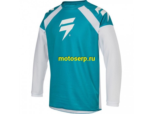 Купить  Джерси (футболка для мотокросса) Shift Whit3 Race 1 Youth Jersey Green YM (23469-004-M) подростковая (шт) (0 купить с доставкой по Москве и России, цена, технические характеристики, комплектация фото  - motoserp.ru