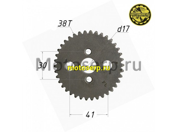 Купить  Шестерня (звездочка) ГРМ распредвала 172FMM (CB250D-F) GR7 двиг. ZS 172FMM (воздушный) (шт)  (SM 020337-004-9719  купить с доставкой по Москве и России, цена, технические характеристики, комплектация фото  - motoserp.ru