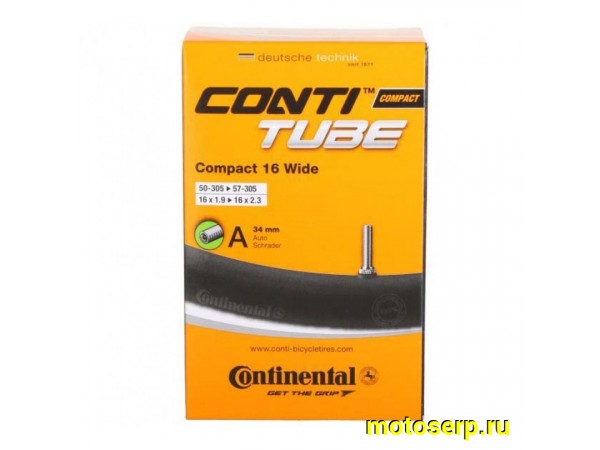 Купить  ====Камера 26"  559 26"х1.75/2.50 Continental Вело (шт) (R5 ZCO81611 купить с доставкой по Москве и России, цена, технические характеристики, комплектация фото  - motoserp.ru