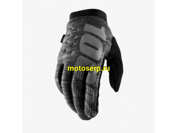Купить  ====Перчатки 100% Brisker Gray S (10016-007-10) (пар)  (0 купить с доставкой по Москве и России, цена, технические характеристики, комплектация фото  - motoserp.ru