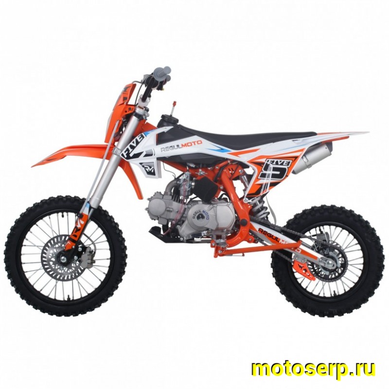 Купить  ====Питбайк Regulmoto FIVE EM (спортинв), 125сс, 17/14" механика (2021) (шт) купить с доставкой по Москве и России, цена, технические характеристики, комплектация фото  - motoserp.ru
