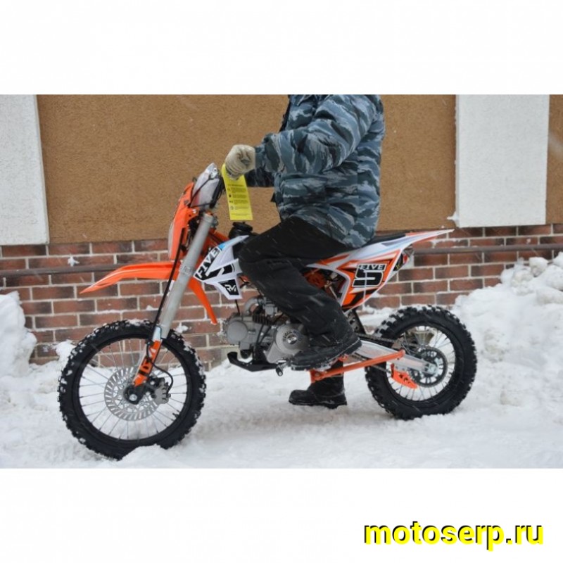 Купить  ====Питбайк Regulmoto FIVE EM (спортинв), 125сс, 17/14" механика (2021) (шт) купить с доставкой по Москве и России, цена, технические характеристики, комплектация фото  - motoserp.ru
